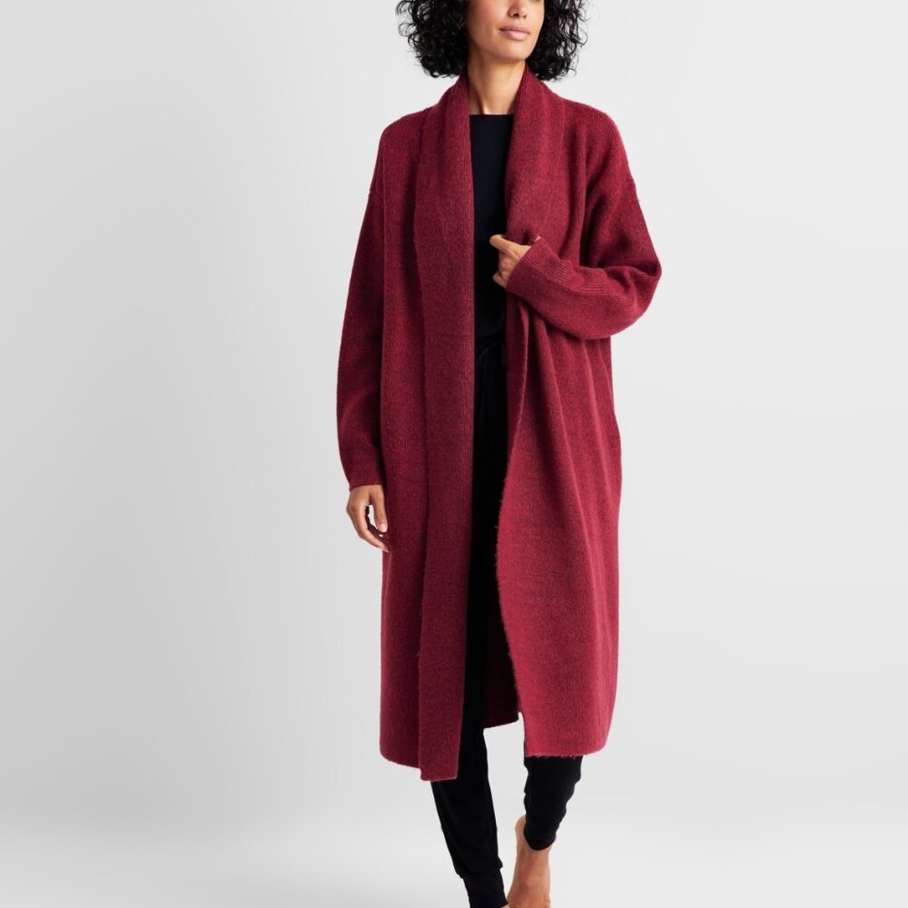 #171 State of Day Women's Knit Long-Sleeve Duster Robe